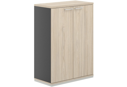 Шкаф 3 уровня Фламинго, цвет антрацит + акация