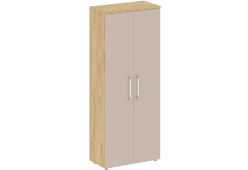 Гардероб широкий, цвет тиквуд светлый + мокко