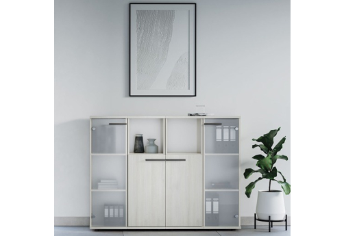 Группа шкафов Лонди, цвет дуб шамони светлый