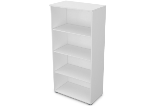 Стеллаж средний Платинум Персонал, цвет белый премиум