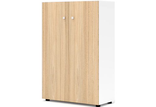 Шкаф средний широкий Некста, цвет вяз + белый