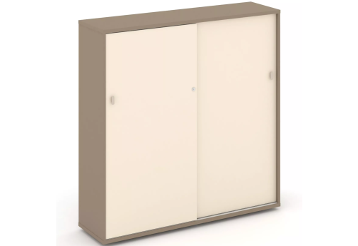 Шкаф-купе приставной, цвет латте + сатин