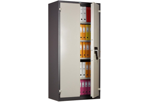 Шкаф огнестойкий МФ1055, цвет графит + светло-серый