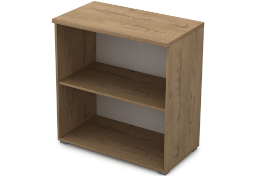 Стеллаж низкий Платинум Персонал, цвет тиковое дерево