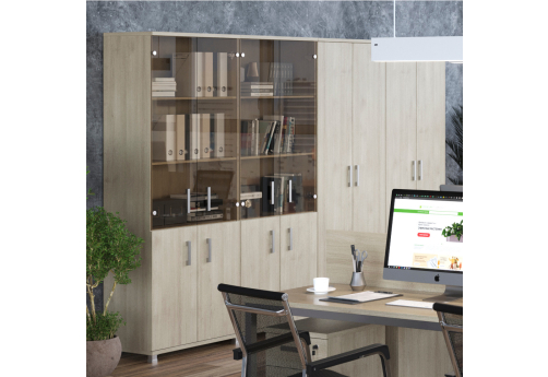 Группа шкафов Сканди Светлый, цвет шамони светлый