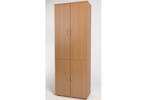 Шкаф высокий широкий (4 двери), цвет бук