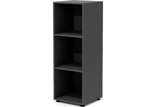 Стеллаж средний узкий Адриатика, цвет антрацит