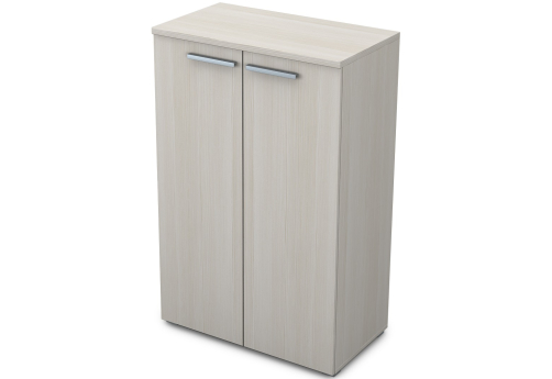 Шкаф средний закрытый Платинум Персонал, цвет слоновая кость