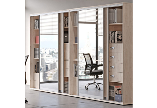 Группа шкафов-купе Рио, цвет дуб аттик