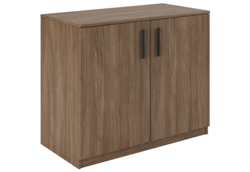 Креденция с древесным фасадом, цвет дуб