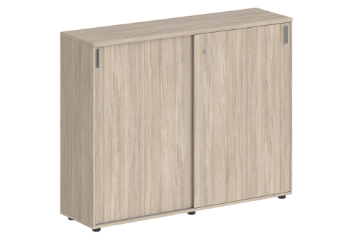 Шкаф-купе средний с замком Индиго Вуд, цвет дуб светлый