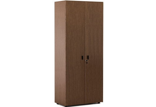 Шкаф для бумаг, цвет орех + черный