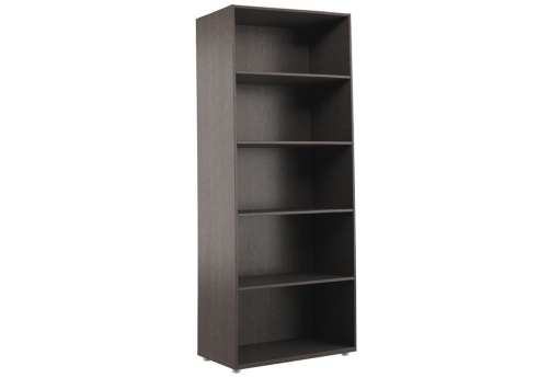 Стеллаж высокий, цвет тёмный дуб