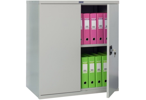 Шкаф офисный МФ1048, цвет серый полуматовый