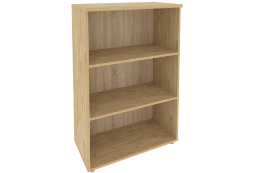 Стеллаж средний широкий, цвет тиквуд светлый