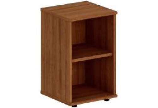 Стеллаж низкий узкий Мансберг, цвет орех