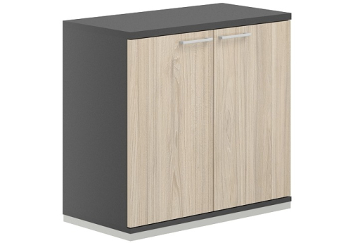 Шкаф 2 уровня Фламинго, цвет антрацит + акация