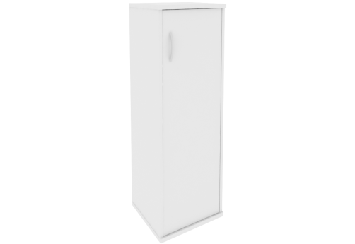 Шкаф средний закрытый правый, цвет белый