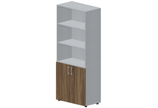 Шкаф высокий (3 открытые полки) Киви, цвет орех