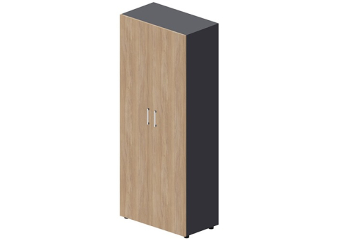 Гардероб Кристо Директ, цвет светлый дуб + антрацит