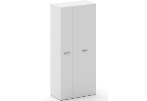 Гардероб широкий правый Милтон, цвет белый бриллиант