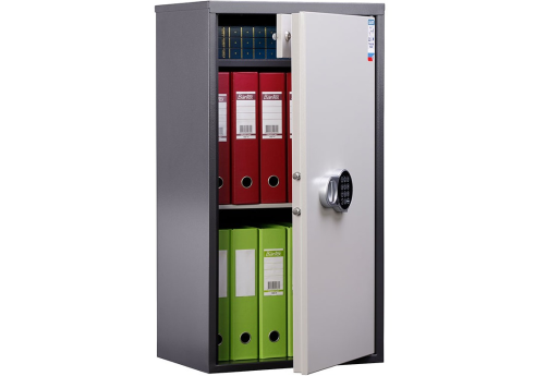 Шкаф бухгалтерский МФ1006, цвет графит + светло-серый