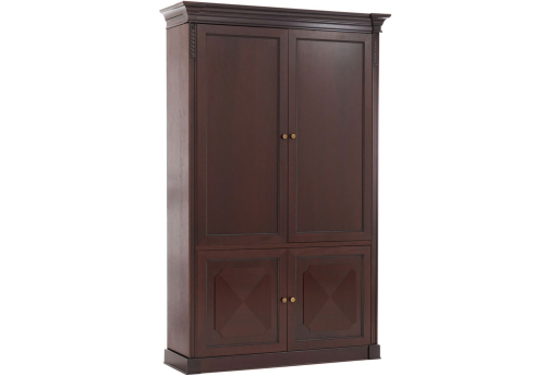 Шкаф для документов деревянные двери Бруквиль, цвет орех