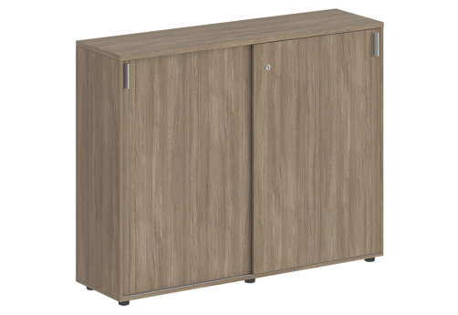 Шкаф-купе средний с замком Индиго Вуд, цвет дуб темный