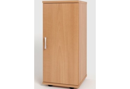 Шкаф низкий узкий закрытый, цвет бук