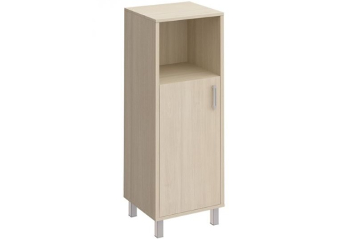 Шкаф средний узкий левый с нишей Сидней, цвет дуб шамони