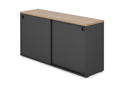 Шкаф-купе приставной Франклин Персонал, цвет дуб + антрацит