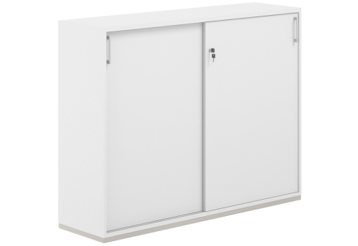 Шкаф-купе 3 уровня Фламинго, цвет белый