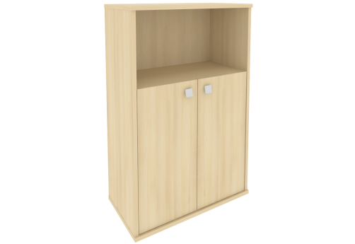 Шкаф средний широкий (1 открытая полка), цвет акация