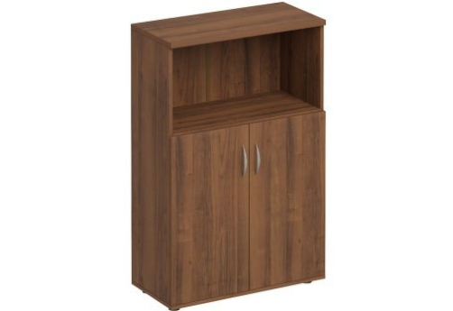 Шкаф для документов полузакрытый Прайм, цвет орех