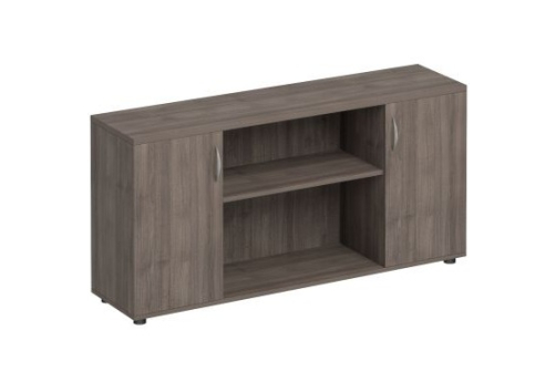 Шкаф комбинированный низкий Прайм, цвет шамони темный