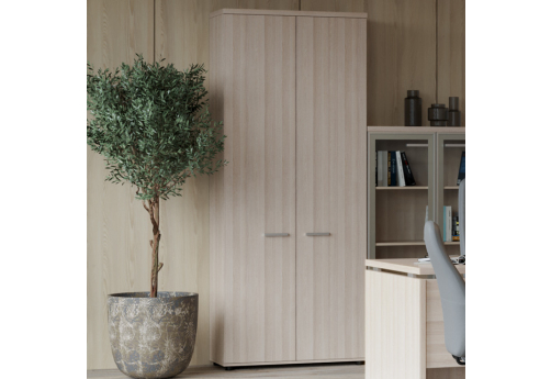 Гардероб с выдвижной штангой Юпитер, цвет ясень