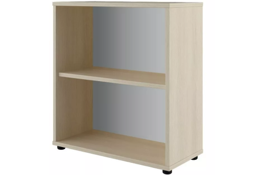 Стеллаж низкий, цвет дуб светлый