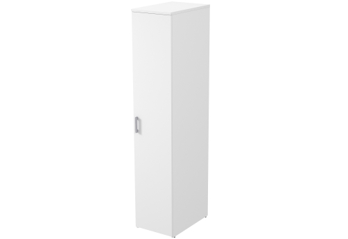 Гардероб узкий Сандора, цвет белый
