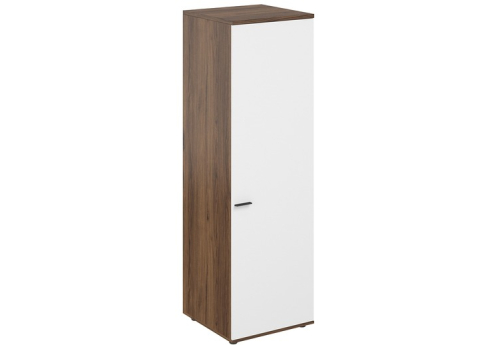 Гардероб правый (задняя стенка HDF) Индиго Вуд, цвет дуб модена + белый