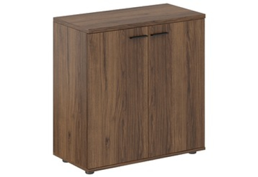 Шкаф низкий 2 двери (задняя стенка HDF) Индиго Вуд, цвет дуб модена