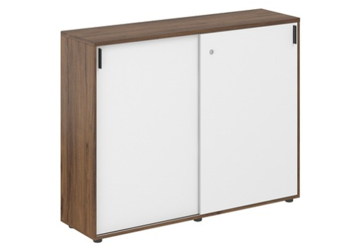 Шкаф-купе средний Индиго Вуд, цвет дуб модена + белый