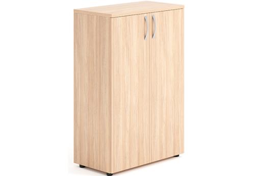 Шкаф средний широкий закрытый Мотиви, цвет светлый дуб