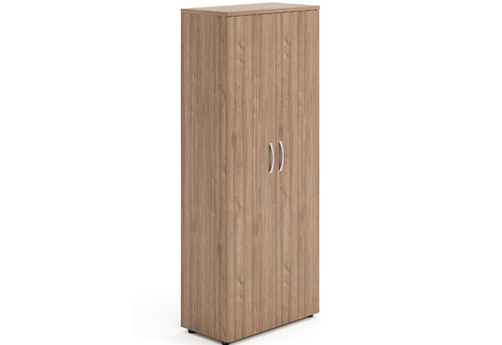 Шкаф высокий широкий закрытый Мотиви, цвет орех