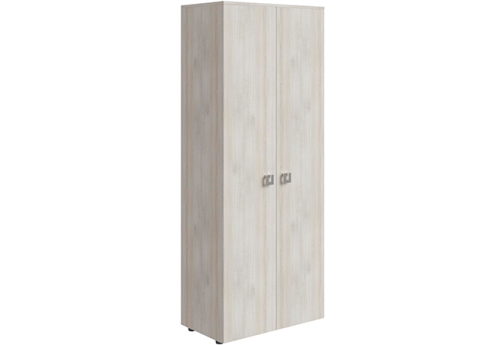 Шкаф высокий широкий закрытый Пальмира, цвет светлый дуб