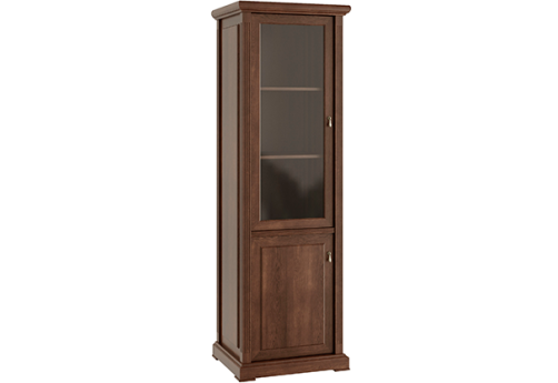 Шкаф для бумаг одностворчатый левый Ричард, цвет дуб шоколад