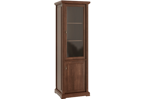 Шкаф для бумаг одностворчатый правый Ричард, цвет дуб шоколад