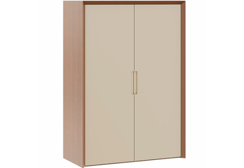Шкаф средний Невада, цвет дуб капучино + бежевый