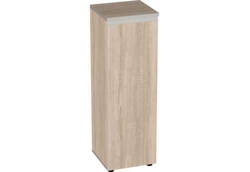 Шкаф узкий средний закрытый Валенсия, цвет дуб сонома