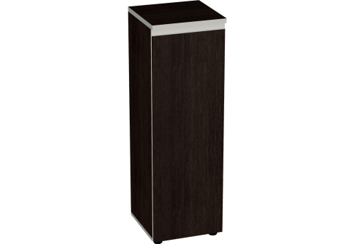 Шкаф узкий средний закрытый Валенсия, цвет венге