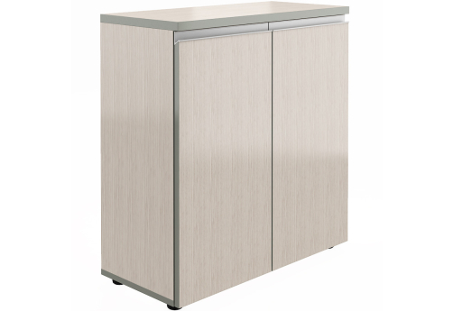 Шкаф широкий низкий закрытый Валенсия, цвет сосна карелия